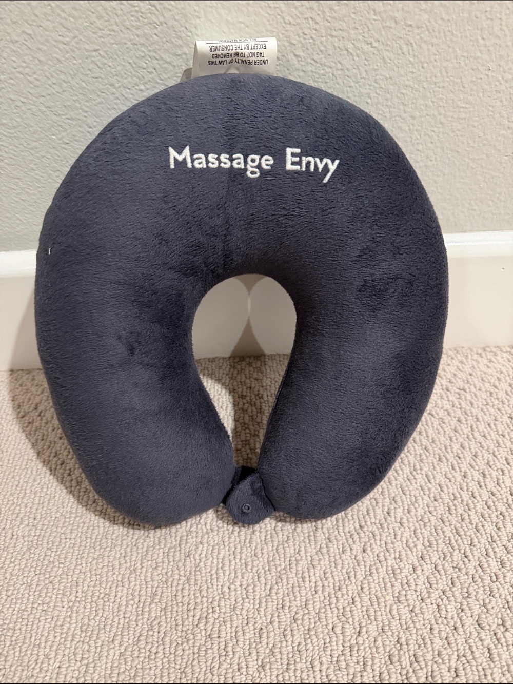 Plush Neck Pillow - Charcoal